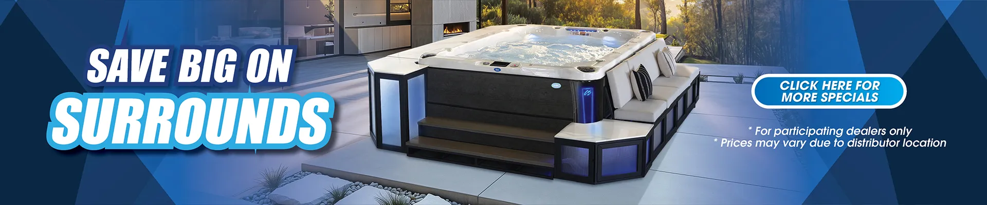 Calspas hot tub being used in a family setting - Latham