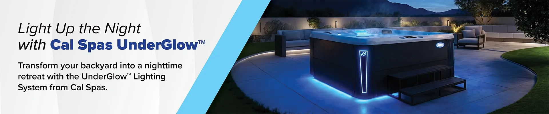 Calspas hot tub being used in a family setting - Latham