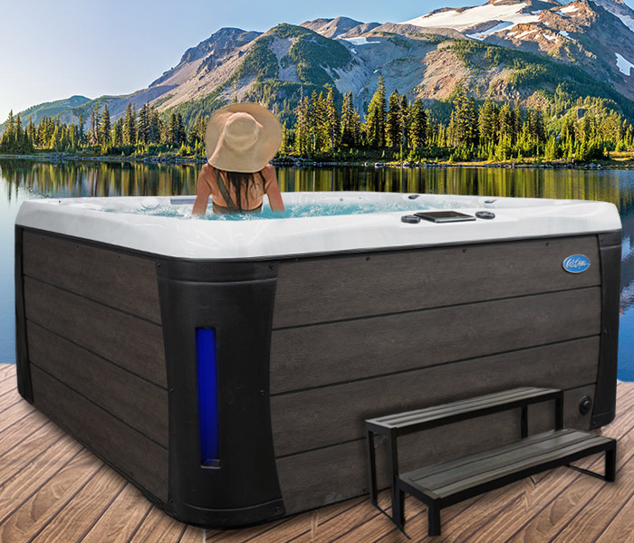 Calspas hot tub being used in a family setting - hot tubs spas for sale Latham